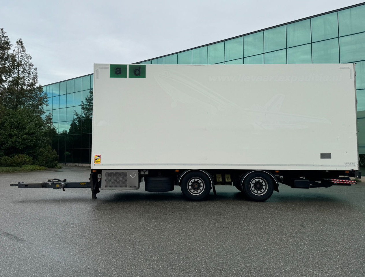 DRACO MZS 218 Wipkar 750 x 250 x 290 CM Inside Tail Lift 2021 TRS Iceland TOP Condition NL Trailertrailer - Caja cerrada remolque: foto 2 DRACO MZS 218 Wipkar 750 x 250 x 290 CM Inside Tail Lift 2021 TRS Iceland TOP Condition NL Trailertrailer - Caja cerrada remolque: foto 2