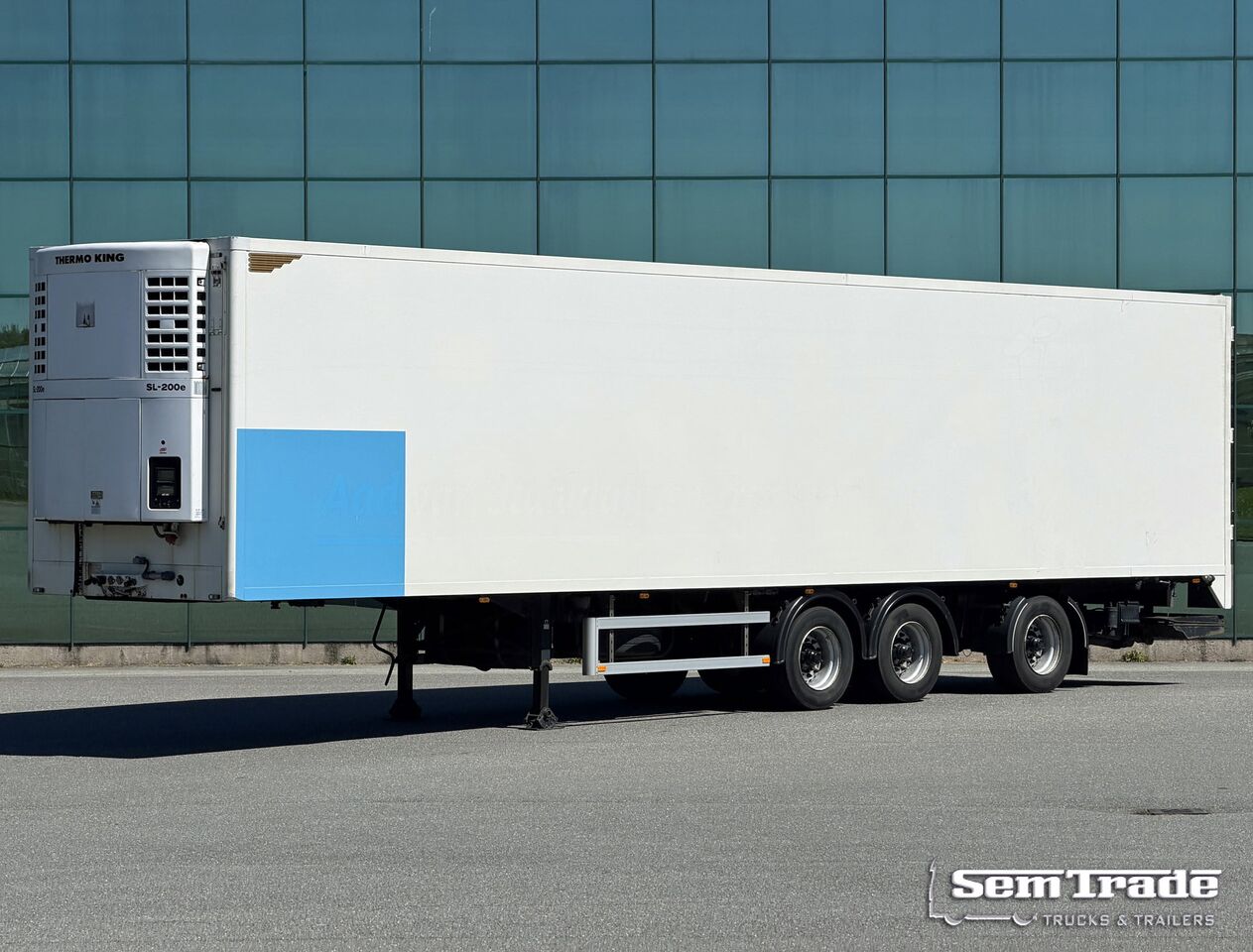 HTF HZP39 Heiwo Thermo King SL200e LOW Engine Hours Tail Lift Drum Brakes Steering Axle Lift Axle Holland-Trailer - Frigorífico semirremolque: foto 1 HTF HZP39 Heiwo Thermo King SL200e LOW Engine Hours Tail Lift Drum Brakes Steering Axle Lift Axle Holland-Trailer - Frigorífico semirremolque: foto 1