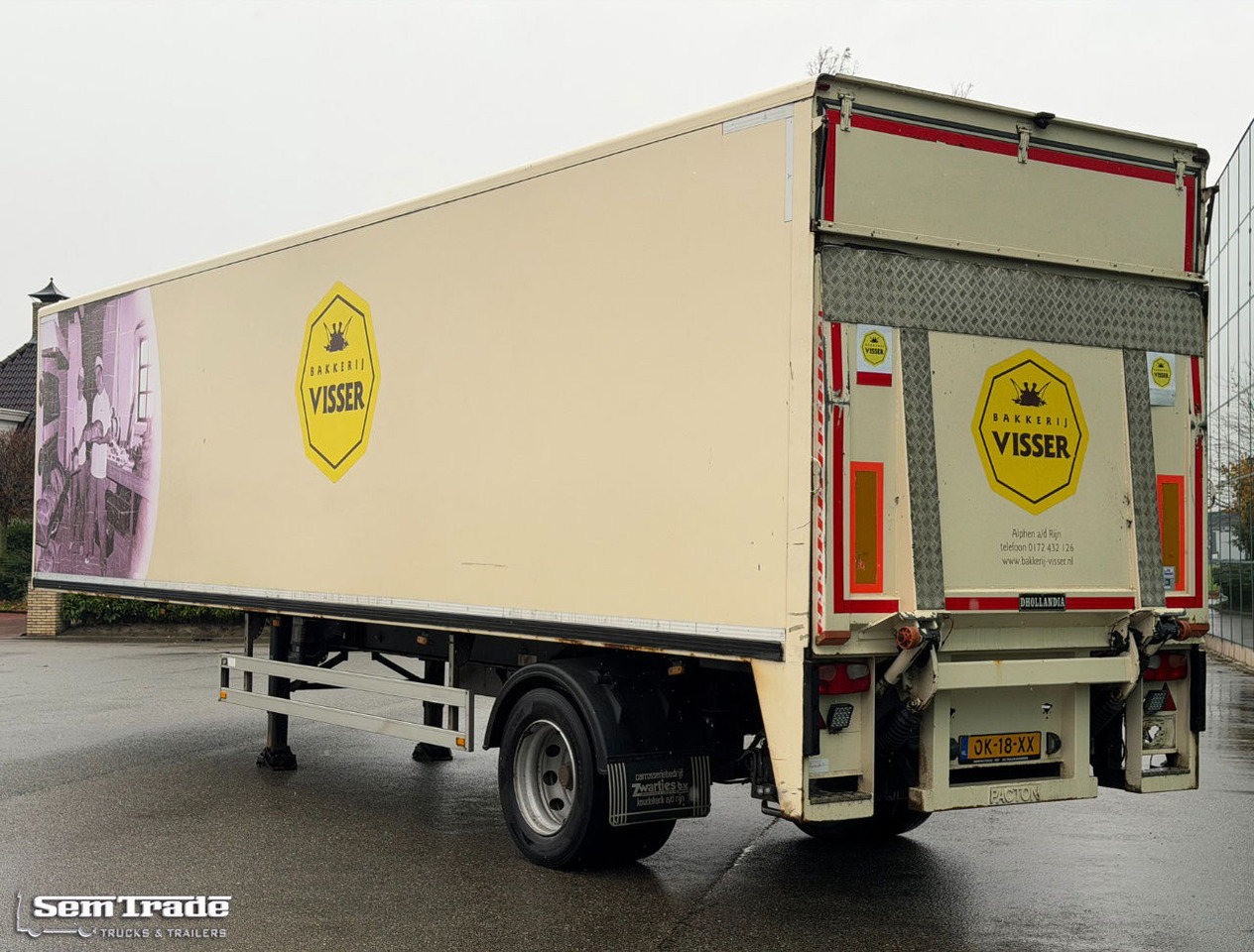 Pacton TBD 122 Tail Lift Steering Axle 1075x250x230 Inside NL City Trailer - Caja cerrada semirremolque: foto 3 Pacton TBD 122 Tail Lift Steering Axle 1075x250x230 Inside NL City Trailer - Caja cerrada semirremolque: foto 3