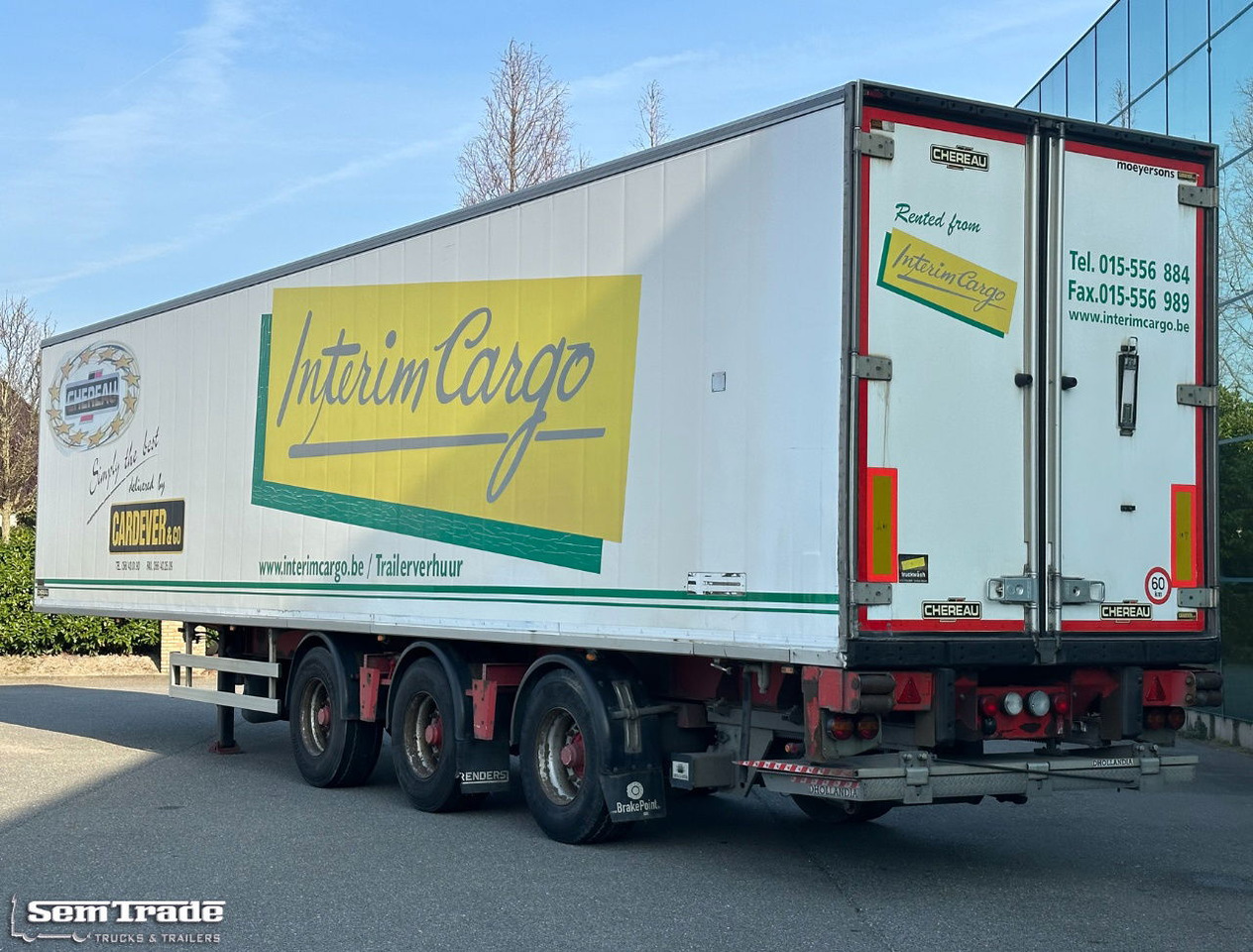 Renders Chereau Carrier Maxima 1300 Steering Axle Tail Lift Belgium Trailer - Frigorífico semirremolque: foto 3 Renders Chereau Carrier Maxima 1300 Steering Axle Tail Lift Belgium Trailer - Frigorífico semirremolque: foto 3