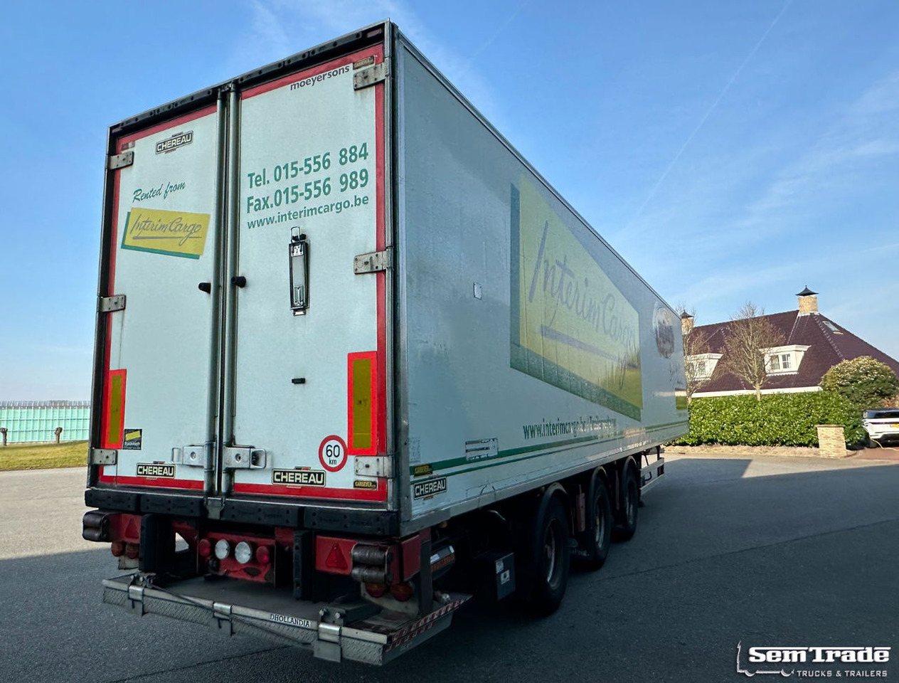 Renders Chereau Carrier Maxima 1300 Steering Axle Tail Lift Belgium Trailer - Frigorífico semirremolque: foto 5 Renders Chereau Carrier Maxima 1300 Steering Axle Tail Lift Belgium Trailer - Frigorífico semirremolque: foto 5