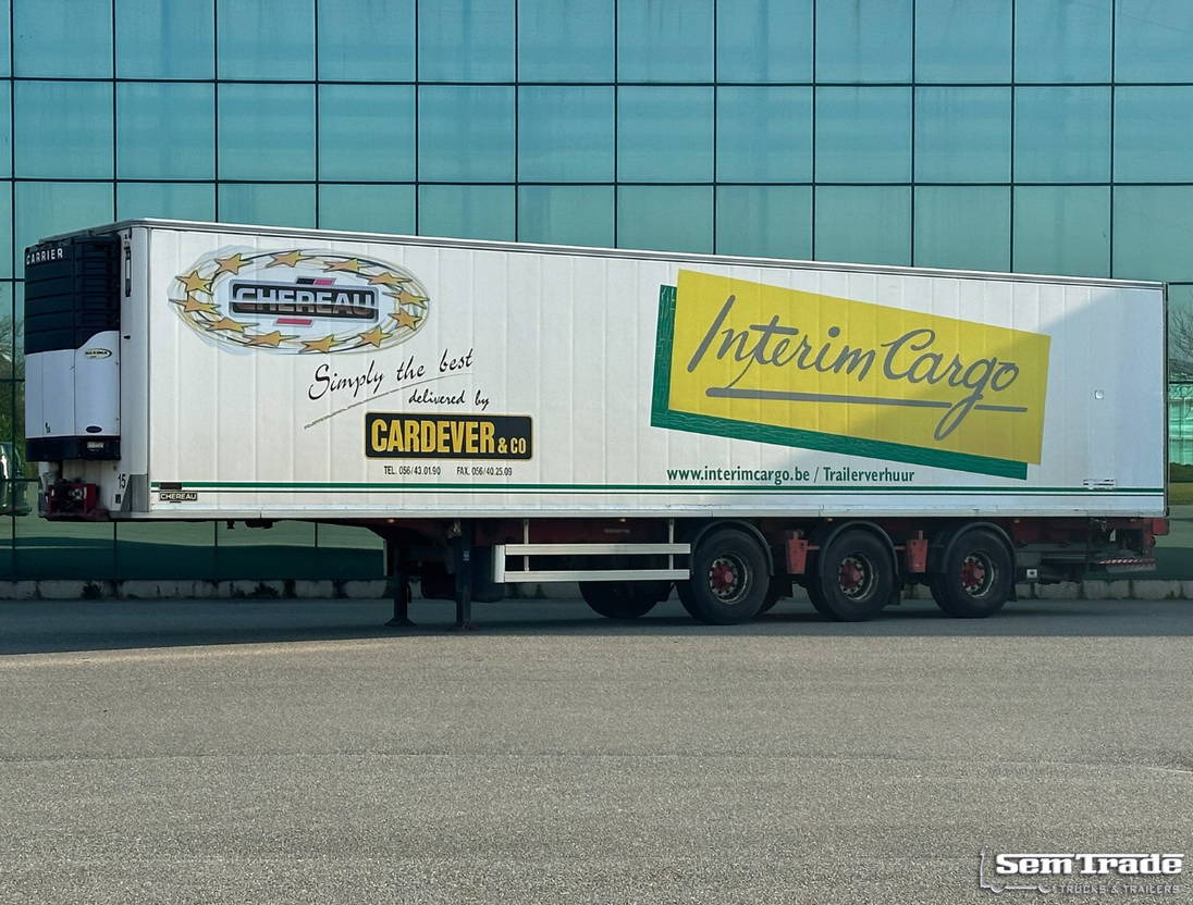 Renders Chereau Carrier Maxima 1300 Steering Axle Tail Lift Belgium Trailer - Frigorífico semirremolque: foto 1 Renders Chereau Carrier Maxima 1300 Steering Axle Tail Lift Belgium Trailer - Frigorífico semirremolque: foto 1