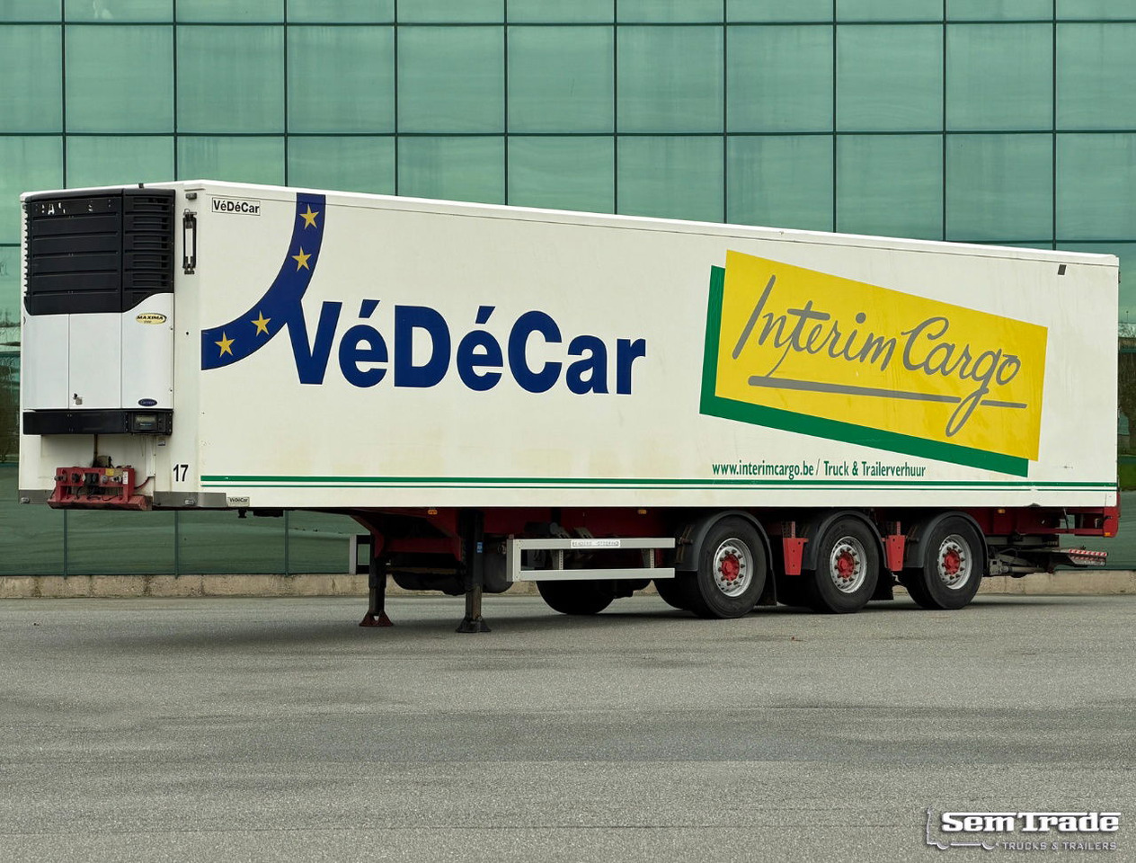 Renders VÉDÉCAR Carrier Maxima 1300 2X Steering Axle Tail Lift Belgium-Trailer - Frigorífico semirremolque: foto 1 Renders VÉDÉCAR Carrier Maxima 1300 2X Steering Axle Tail Lift Belgium-Trailer - Frigorífico semirremolque: foto 1