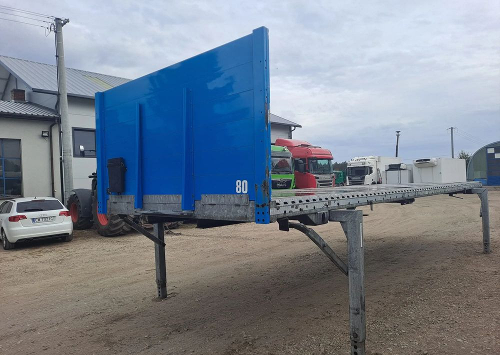 Krone Platforma 7,45 Ackermann - Carrocería abierta: foto 2 Krone Platforma 7,45 Ackermann - Carrocería abierta: foto 2