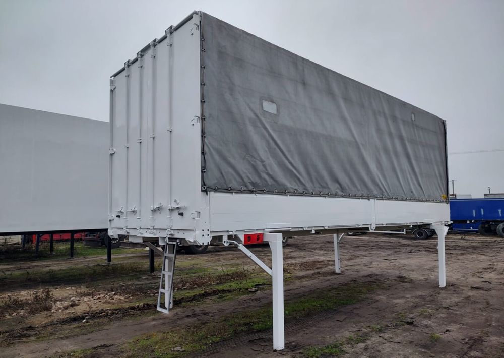 Krone Zabudow BDF Krone 7,45m 18 palet - Toldo carrocería: foto 1 Krone Zabudow BDF Krone 7,45m 18 palet - Toldo carrocería: foto 1