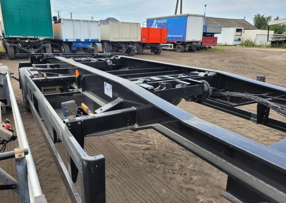 Remolque multilift/ Portacontenedores de cadenas Meiller Przyczepa do hakowca Huffermann: foto 7