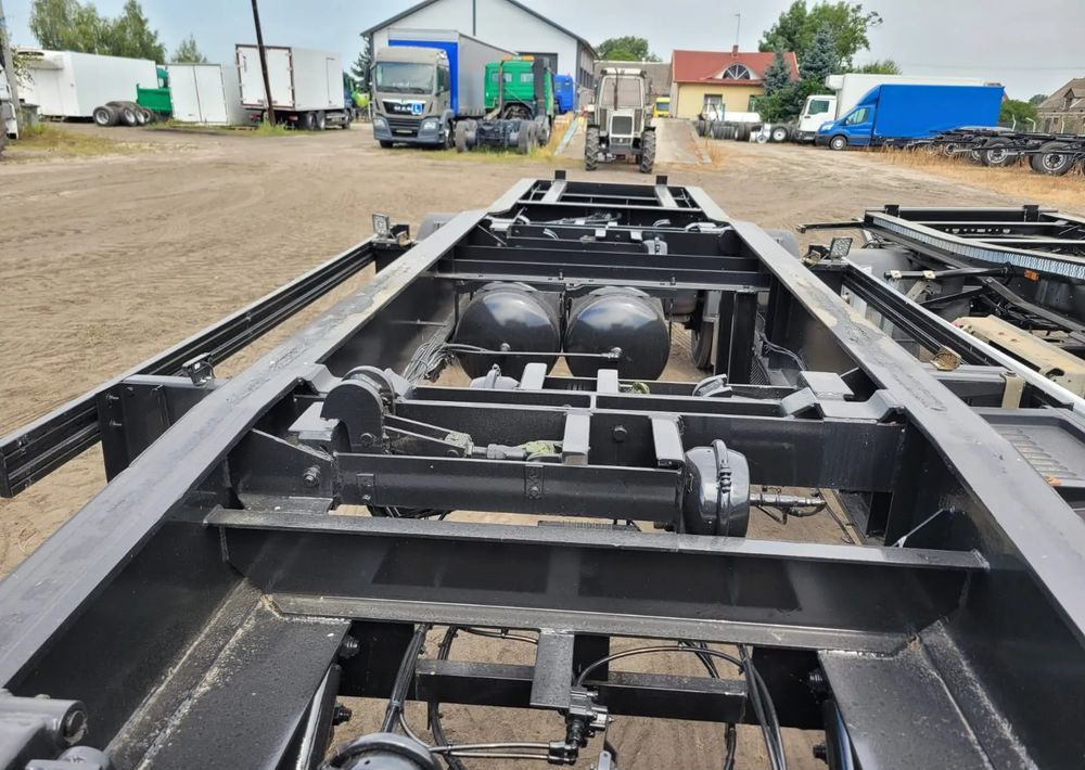 Remolque multilift/ Portacontenedores de cadenas Meiller Przyczepa do hakowca Huffermann: foto 13