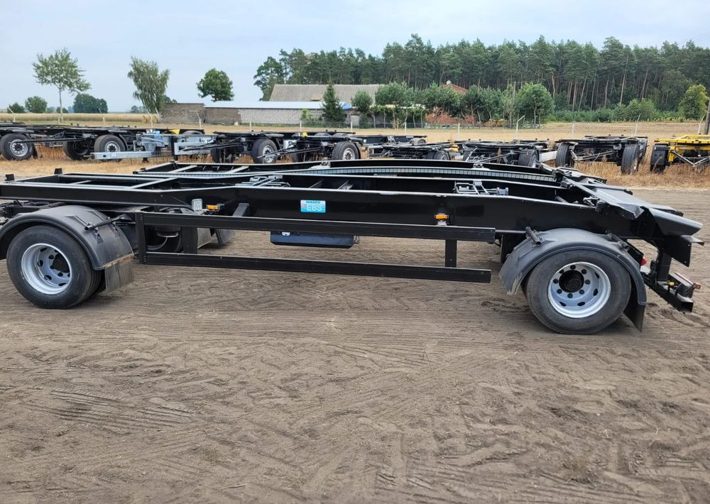 Remolque multilift/ Portacontenedores de cadenas Meiller Przyczepa do hakowca Huffermann: foto 9