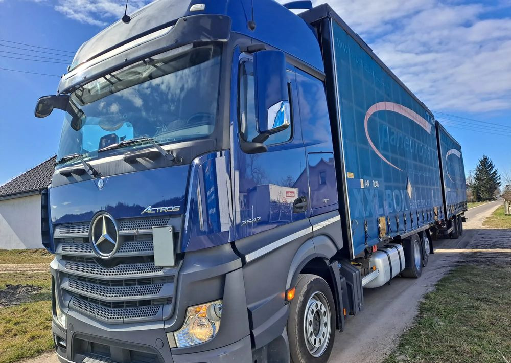 Mercedes-Benz Actros 2542 zestaw jumbo 7,70 - Camión lona: foto 4 Mercedes-Benz Actros 2542 zestaw jumbo 7,70 - Camión lona: foto 4
