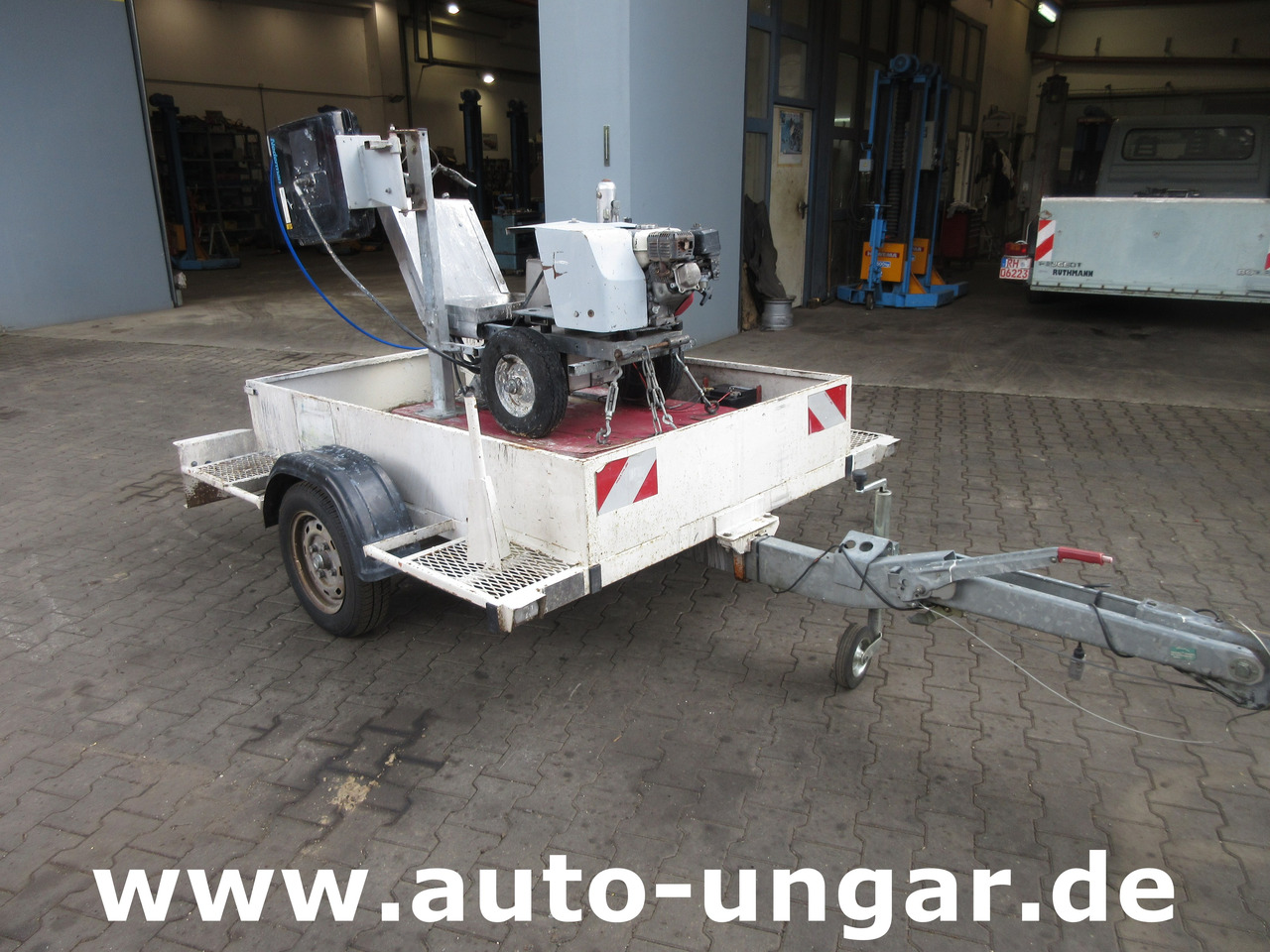 Graco Zebra 5 Airless Traceuse Markiermaschine Roadmarking Machine mit Trailer Hofmann - Construcción de carreteras: foto 4 Graco Zebra 5 Airless Traceuse Markiermaschine Roadmarking Machine mit Trailer Hofmann - Construcción de carreteras: foto 4