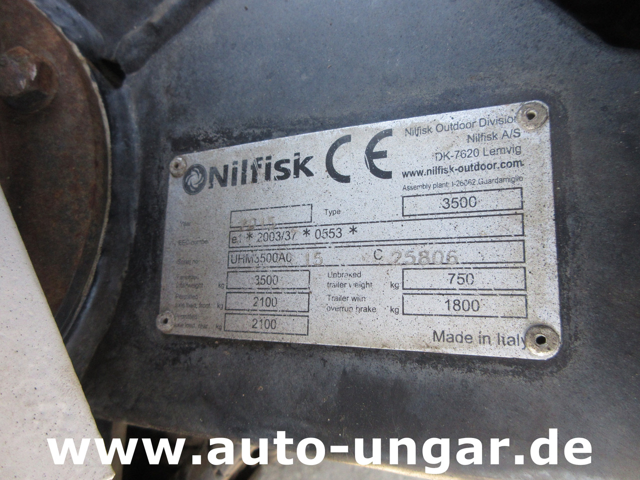 Barredora vial NILFISK CR3500 CityRanger Schmidt Flexigo Multigo 4x4 Kehrmaschine Geräteträger: foto 10