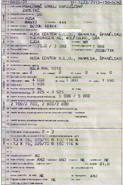 AUSA B 200H 4x4 sklápěč sypač zametač radlice - Maquinaria de construcción: foto 5 AUSA B 200H 4x4 sklápěč sypač zametač radlice - Maquinaria de construcción: foto 5