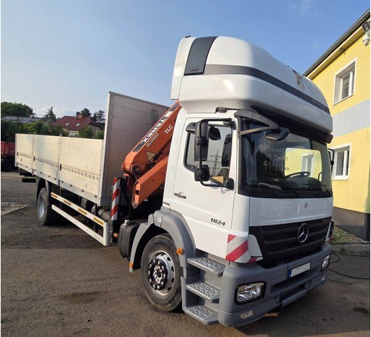 Mercedes-Benz 8m Axor 1824 - Camión caja abierta, Camión grúa: foto 2 Mercedes-Benz 8m Axor 1824 - Camión caja abierta, Camión grúa: foto 2