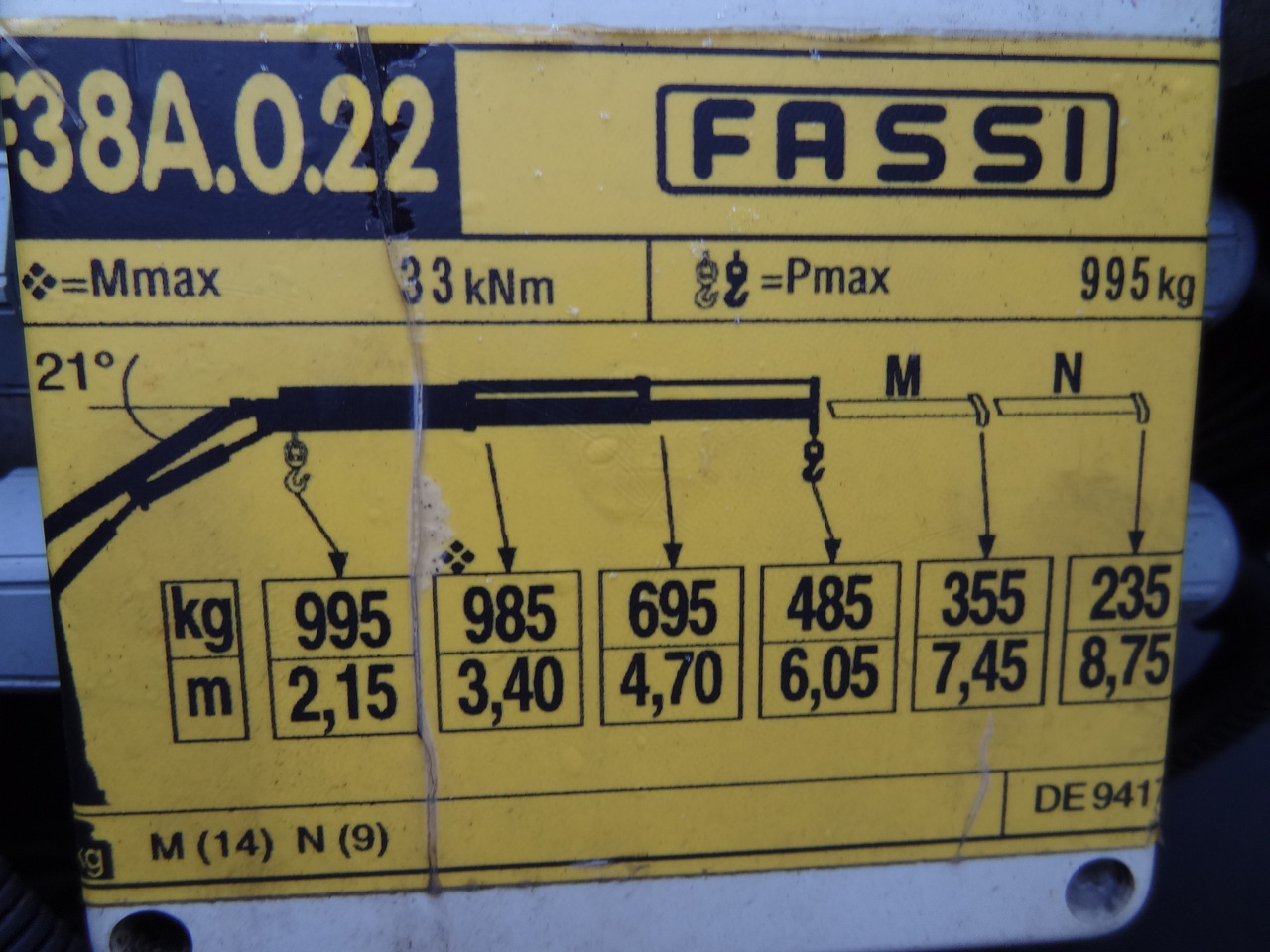 Camión caja abierta, Camión grúa Iveco EuroCargo 120E25 Fassi F38: foto 6