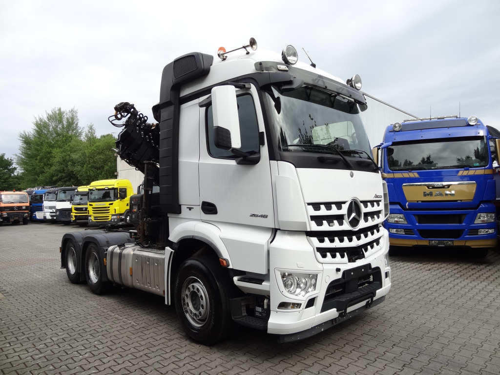 Camión grúa, Cabeza tractora Mercedes-Benz Arocs 2648 LS 6X4 Kran Hiab X-HiPro 302: foto 12