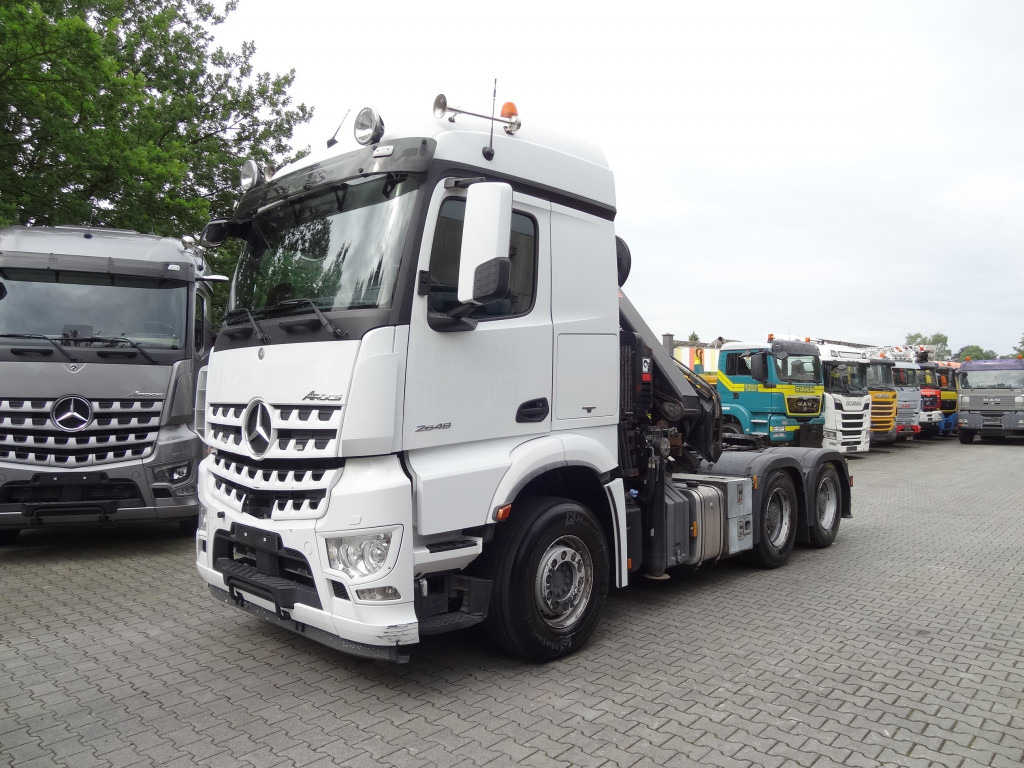 Camión grúa, Cabeza tractora Mercedes-Benz Arocs 2648 LS 6X4 Kran Hiab X-HiPro 302: foto 10