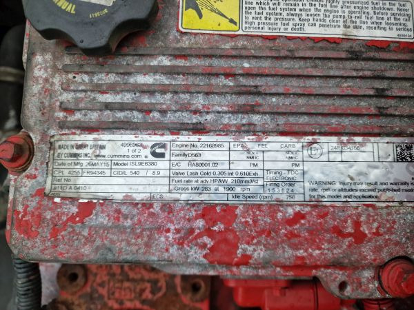 Cummins ISL9E6380 Engine (Bus) - Motor: foto 4 Cummins ISL9E6380 Engine (Bus) - Motor: foto 4