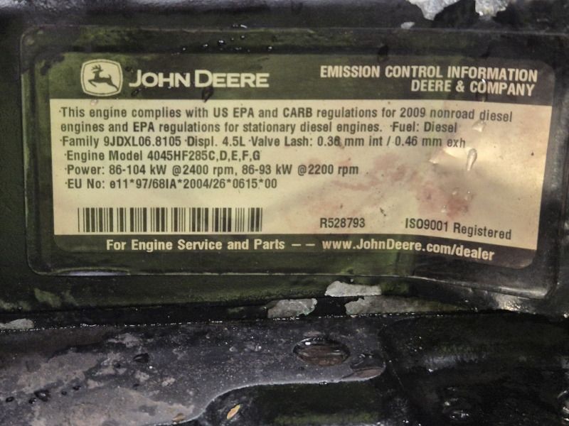 John Deere 4045HF285 Engine (Truck) - Motor para Camión: foto 2 John Deere 4045HF285 Engine (Truck) - Motor para Camión: foto 2