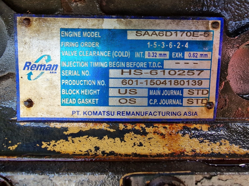 Motor para Maquinaria de construcción Komatsu SAA6D170E-5 Engine (Plant): foto 9