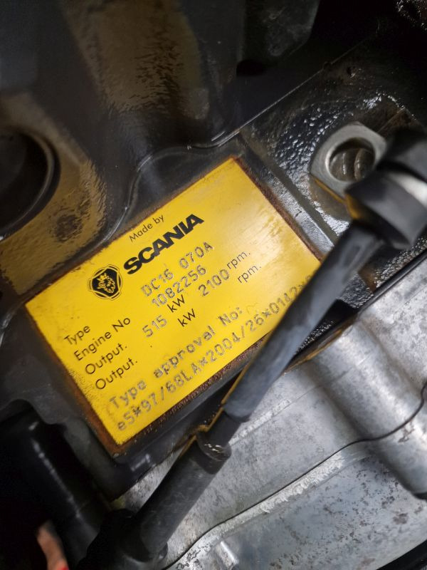 Scania TEREX TR60 DC16 070A Engine (Plant) - Motor para Maquinaria de construcción: foto 2 Scania TEREX TR60 DC16 070A Engine (Plant) - Motor para Maquinaria de construcción: foto 2