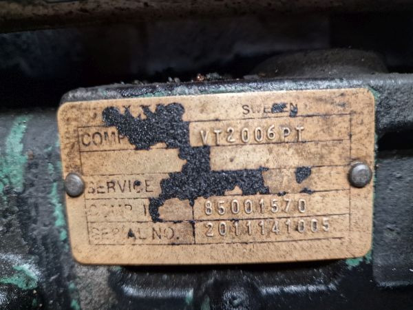 Volvo VT2006PT Gearbox - Caja de cambios: foto 2 Volvo VT2006PT Gearbox - Caja de cambios: foto 2