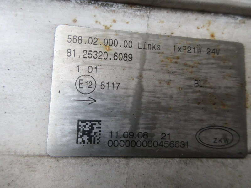 DAF 81.25320-6089 MISTLAMP MAN TGA EURO 6 LINKS - Faro antiniebla para Camión: foto 5 DAF 81.25320-6089 MISTLAMP MAN TGA EURO 6 LINKS - Faro antiniebla para Camión: foto 5