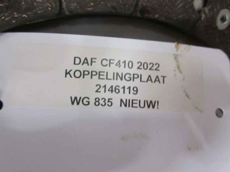 DAF CF 410 KOPPELINGSPLAAT 2146199 NIEUW EURO 6 - Embrague y piezas para Camión: foto 3 DAF CF 410 KOPPELINGSPLAAT 2146199 NIEUW EURO 6 - Embrague y piezas para Camión: foto 3