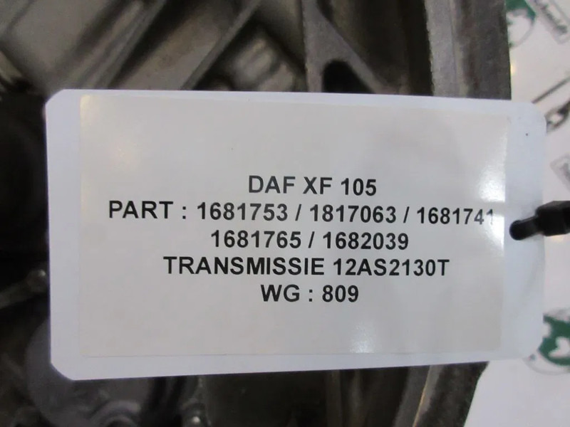 Caja de cambios para Camión DAF XF106 1681753 / 1817063 / 1681741 TRANSMISSIE 12 AS 2130 TD EURO 5: foto 7 Caja de cambios para Camión DAF XF106 1681753 / 1817063 / 1681741 TRANSMISSIE 12 AS 2130 TD EURO 5: foto 7