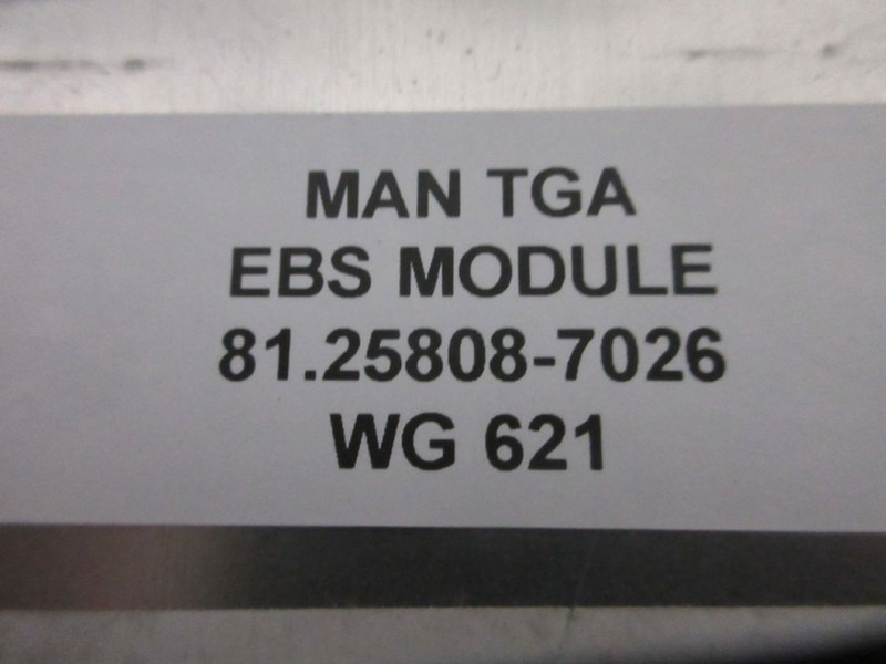 MAN TGA 81.25808-7026 EBS MODULE - Sistema eléctrico para Camión: foto 3 MAN TGA 81.25808-7026 EBS MODULE - Sistema eléctrico para Camión: foto 3