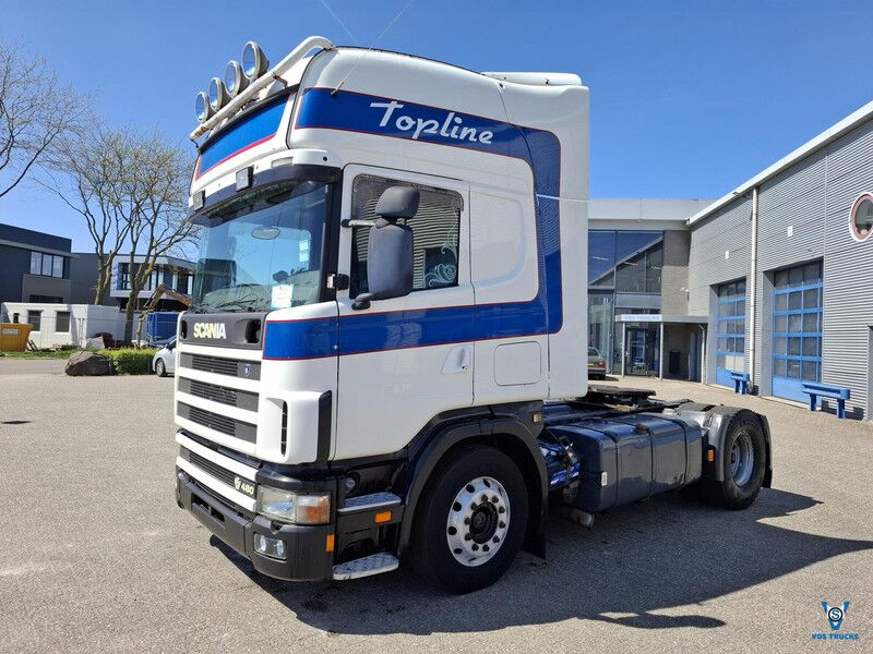 Scania R164-480 V8 / RETARDER / DOUBLE TANK / AIRCO / AUTOMATIC / EURO-3 / 2000 - Cabeza tractora: foto 1 Scania R164-480 V8 / RETARDER / DOUBLE TANK / AIRCO / AUTOMATIC / EURO-3 / 2000 - Cabeza tractora: foto 1