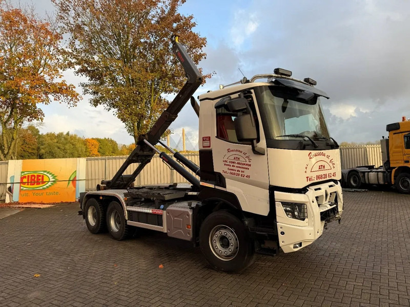 Renault C480 / ENGINE RUNNING / 6X4 / HIAB 21TON HOOKLIFT / ONLY:146334 KM / AUTOMATIC / EURO-6 / 2020 - Multibasculante camión: foto 3 Renault C480 / ENGINE RUNNING / 6X4 / HIAB 21TON HOOKLIFT / ONLY:146334 KM / AUTOMATIC / EURO-6 / 2020 - Multibasculante camión: foto 3