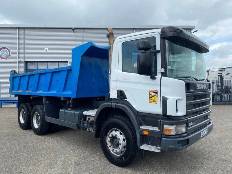 Scania 114-340 / 6X4 / 2 SIDE TIPPER / BIG AXLE / FULL-STEEL / DRUM BRAKES / MANUAL / 1999 - Volquete camión: foto 4 Scania 114-340 / 6X4 / 2 SIDE TIPPER / BIG AXLE / FULL-STEEL / DRUM BRAKES / MANUAL / 1999 - Volquete camión: foto 4