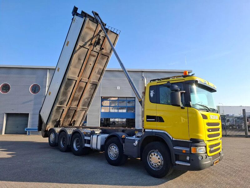 Scania G410 / 10X4 / RETARDER / NL TRUCK / TUV:02-07-2026 / HYVA ASPHHALT TIPPER+SNIP / 28TON / AUTOMATIC / EURO-6 / 2014 - Volquete camión: foto 3 Scania G410 / 10X4 / RETARDER / NL TRUCK / TUV:02-07-2026 / HYVA ASPHHALT TIPPER+SNIP / 28TON / AUTOMATIC / EURO-6 / 2014 - Volquete camión: foto 3