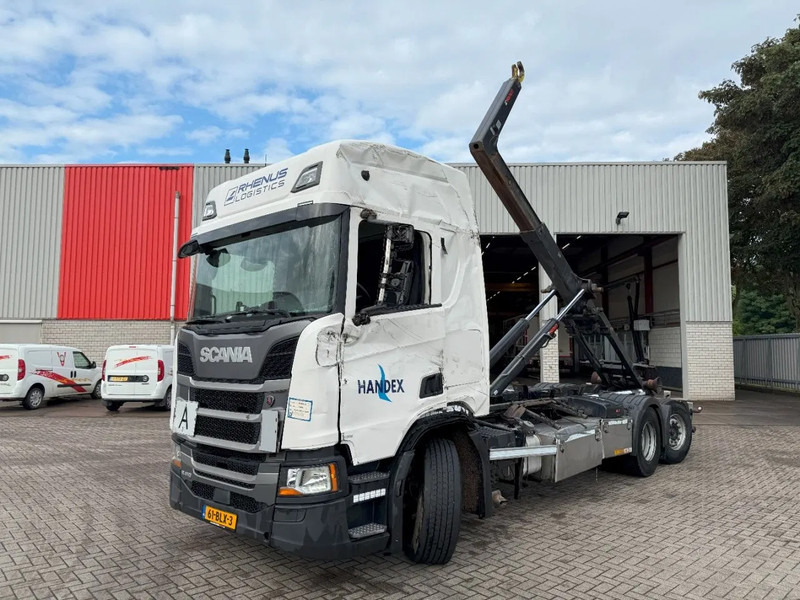 Scania NGS R410 / ENGINE RUNNING / RETARDER / LIFT+LENKACHSE / HIAB 21TON HOOK / NL TRUCK / FRIDGE / EURO-6 / 2019 - Multibasculante camión: foto 1 Scania NGS R410 / ENGINE RUNNING / RETARDER / LIFT+LENKACHSE / HIAB 21TON HOOK / NL TRUCK / FRIDGE / EURO-6 / 2019 - Multibasculante camión: foto 1