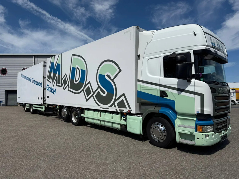Scania R450 / RETARDER / ISOLATED GERMAN FLOWER COMBI / THROUGH-LOADING SYSTEM / 2XPLATFORM / LIFT+LENKACHSE / LWDS / EURO-6 / 2014 - Frigorífico camión: foto 2 Scania R450 / RETARDER / ISOLATED GERMAN FLOWER COMBI / THROUGH-LOADING SYSTEM / 2XPLATFORM / LIFT+LENKACHSE / LWDS / EURO-6 / 2014 - Frigorífico camión: foto 2