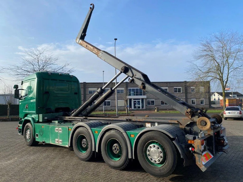 Scania R520 V8 / 8X4 / BIG AXLE / AJK HOOKLIFT 30TON / LIFT+LENKACHSE / NAVI / LEATHER / FULL-AIR / AUTOMATIC / EURO-6 / 2015 - Multibasculante camión: foto 3 Scania R520 V8 / 8X4 / BIG AXLE / AJK HOOKLIFT 30TON / LIFT+LENKACHSE / NAVI / LEATHER / FULL-AIR / AUTOMATIC / EURO-6 / 2015 - Multibasculante camión: foto 3