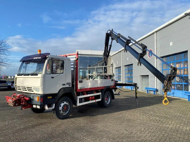 Steyr LÄRMARM 12S23 / 4X4 / CRANE HIAB 092 / WINCH / ONLY: 117406KM / TOP CONDITION / BIG AXLE / FULL STEEL+DRUM BRAKES / MANUAL / EUR - Camión grúa: foto 1 Steyr LÄRMARM 12S23 / 4X4 / CRANE HIAB 092 / WINCH / ONLY: 117406KM / TOP CONDITION / BIG AXLE / FULL STEEL+DRUM BRAKES / MANUAL / EUR - Camión grúa: foto 1