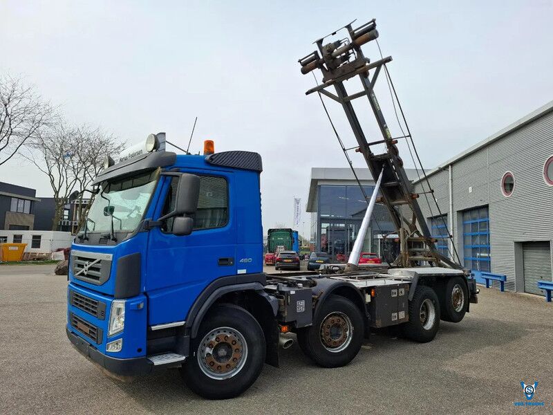 Volvo FM13-460 / 8X2 / 3 SIDE 25TON HIAB CABLE SYSTEM / 632607 KM / LIFT AXLE / AIRCO / AUTOMATIC / EURO-5 / 2012 - Camión con equipo de cable: foto 1 Volvo FM13-460 / 8X2 / 3 SIDE 25TON HIAB CABLE SYSTEM / 632607 KM / LIFT AXLE / AIRCO / AUTOMATIC / EURO-5 / 2012 - Camión con equipo de cable: foto 1