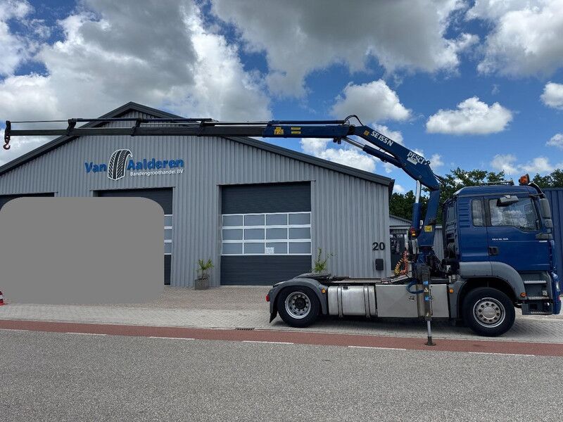 MAN TGA 18.310, Crane Pesci SE155N/4, Manual Kran, Grua, Grue, Kraan - Cabeza tractora: foto 1 MAN TGA 18.310, Crane Pesci SE155N/4, Manual Kran, Grua, Grue, Kraan - Cabeza tractora: foto 1