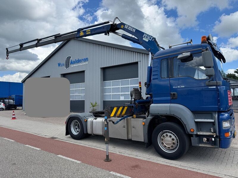 MAN TGA 18.310, Crane Pesci SE155N/4, Manual Kran, Grua, Grue, Kraan - Cabeza tractora: foto 2 MAN TGA 18.310, Crane Pesci SE155N/4, Manual Kran, Grua, Grue, Kraan - Cabeza tractora: foto 2