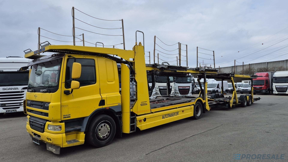 DAF FA CF 75.360 EURO 5 přepravník aut - prodejné jen s přívěsem GROENEWOLD P0461K - cena je za celou soupravu - Portavehículos camión: foto 2 DAF FA CF 75.360 EURO 5 přepravník aut - prodejné jen s přívěsem GROENEWOLD P0461K - cena je za celou soupravu - Portavehículos camión: foto 2