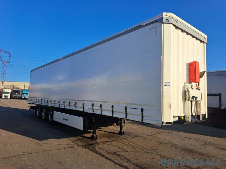 KRONE SD PROFI LINER + paletový koš 32 palet + 2 x zvedací náprava - Semirremolque lona: foto 1 KRONE SD PROFI LINER + paletový koš 32 palet + 2 x zvedací náprava - Semirremolque lona: foto 1