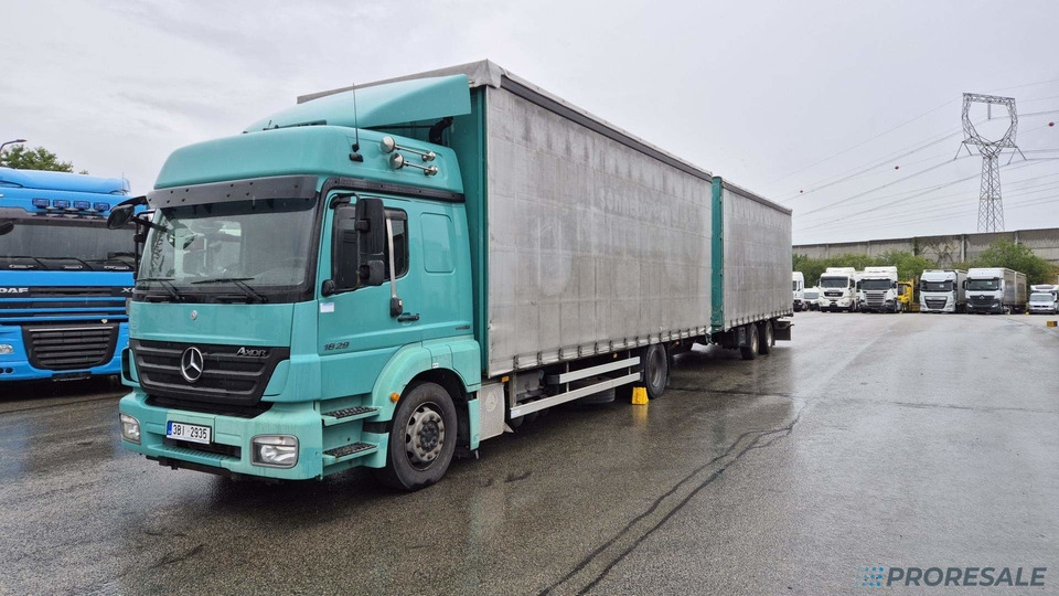 MERCEDES-BENZ AXOR 1829 L EURO 5 velkoobjemová souprava - prodejné jen s přívěsem RUFA ZTC 13-21 P0470Z - cena je za celou soupravu - Camión lona: foto 2 MERCEDES-BENZ AXOR 1829 L EURO 5 velkoobjemová souprava - prodejné jen s přívěsem RUFA ZTC 13-21 P0470Z - cena je za celou soupravu - Camión lona: foto 2