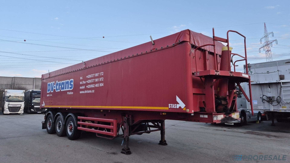 STAS SZ 336 K - sklápěč 52 m3 - Fe / Al - Volquete semirremolque: foto 1 STAS SZ 336 K - sklápěč 52 m3 - Fe / Al - Volquete semirremolque: foto 1