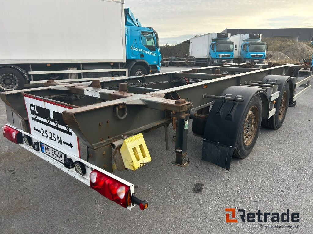 2014 Container henger F.A.G EU-Godkjent - Portacontenedore/ Intercambiable remolque: foto 3 2014 Container henger F.A.G EU-Godkjent - Portacontenedore/ Intercambiable remolque: foto 3