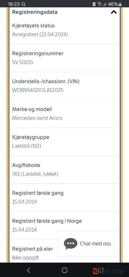 Chasis camión 2014 MERCEDES-BENZ Arocs..Lav km!: foto 36 Chasis camión 2014 MERCEDES-BENZ Arocs..Lav km!: foto 36