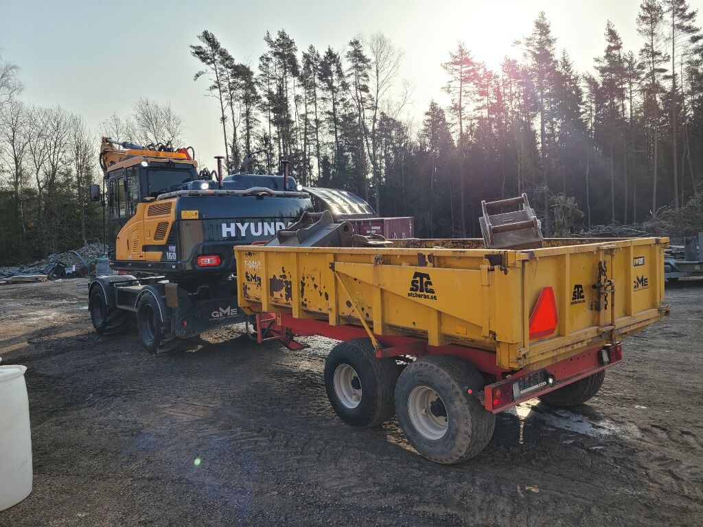 Grävmaskin Hyundai HW160 med grävsystem kärra och skopor -2018 - Excavadora de ruedas: foto 4 Grävmaskin Hyundai HW160 med grävsystem kärra och skopor -2018 - Excavadora de ruedas: foto 4