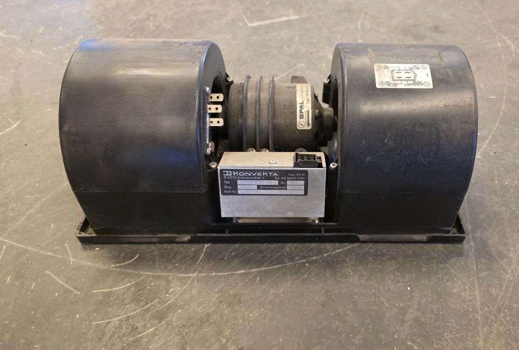 Konvekta dobbelvifter 24V – 7 stk - Ventilador para Maquinaria de construcción: foto 1 Konvekta dobbelvifter 24V – 7 stk - Ventilador para Maquinaria de construcción: foto 1