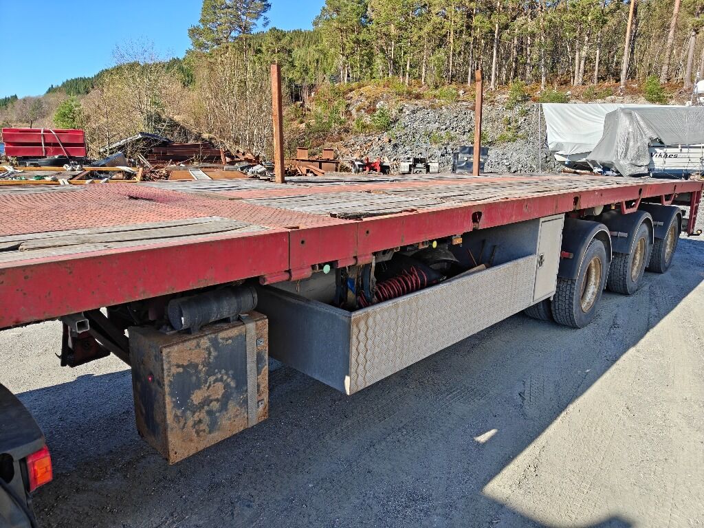 Langgodshenger, ES-GE, Dobbelt uttrekk, totalt 28m lang - Semirremolque plataforma/ Caja abierta: foto 4 Langgodshenger, ES-GE, Dobbelt uttrekk, totalt 28m lang - Semirremolque plataforma/ Caja abierta: foto 4