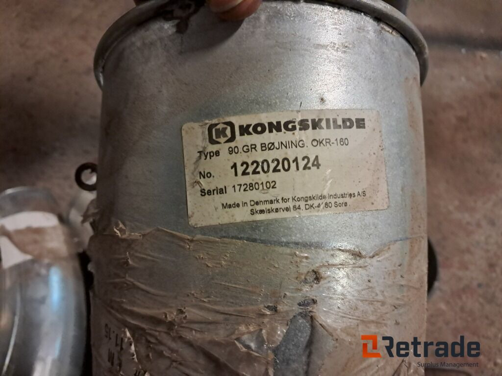 Equipo poscosecha Lot med rør til Korntransport Kongskilde Ø160mm: foto 8 Equipo poscosecha Lot med rør til Korntransport Kongskilde Ø160mm: foto 8